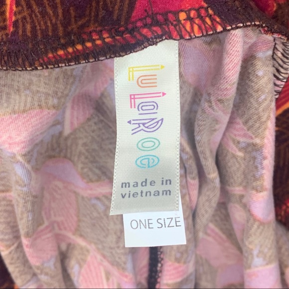 LulaRoe Super Soft Hummingbird Leggings (OSFA) - Picture 3 of 4